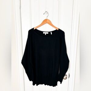 Lark & Ro Black Long Sleeve Women’s Sweater Size Large